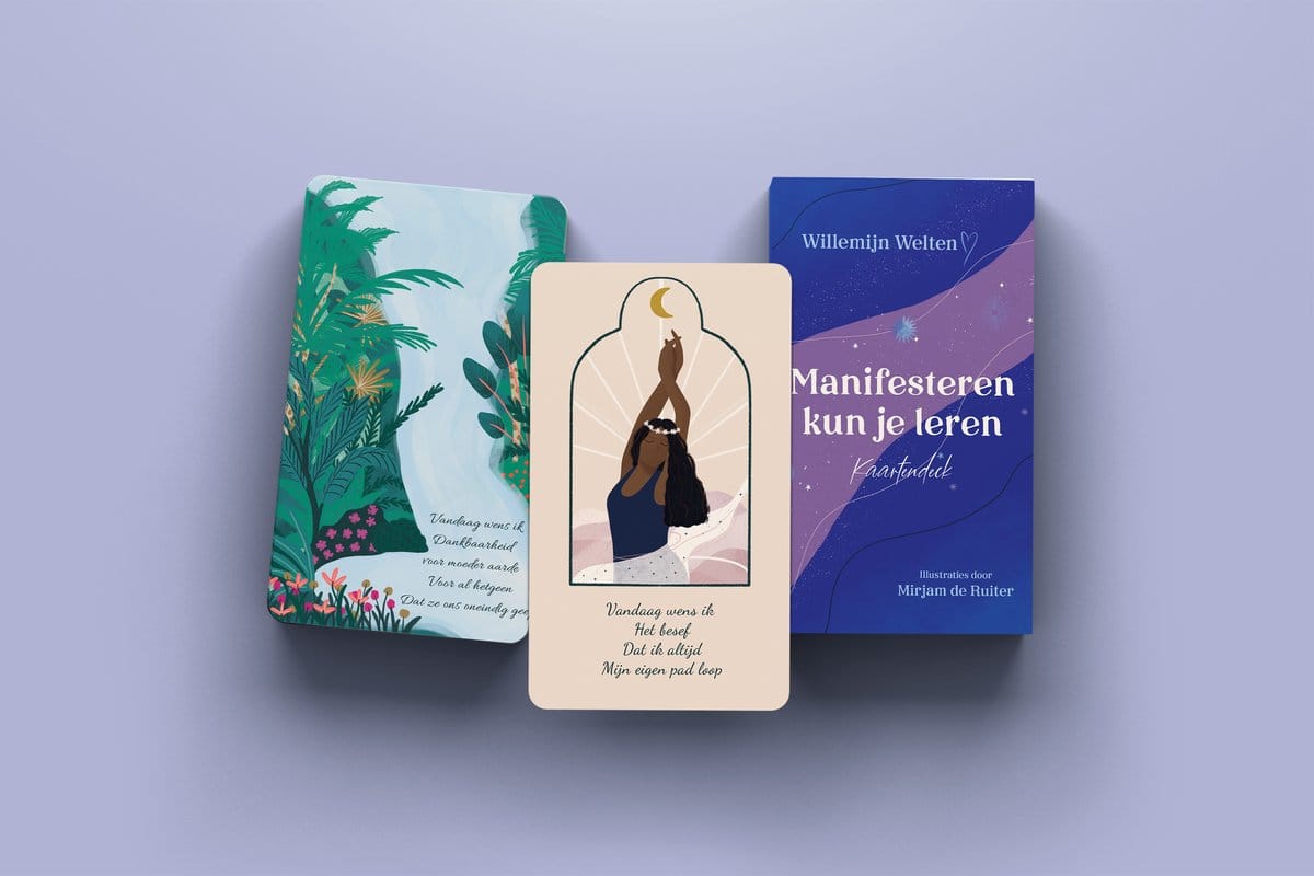 Manifesteren kun je Leren, boek + kaarten