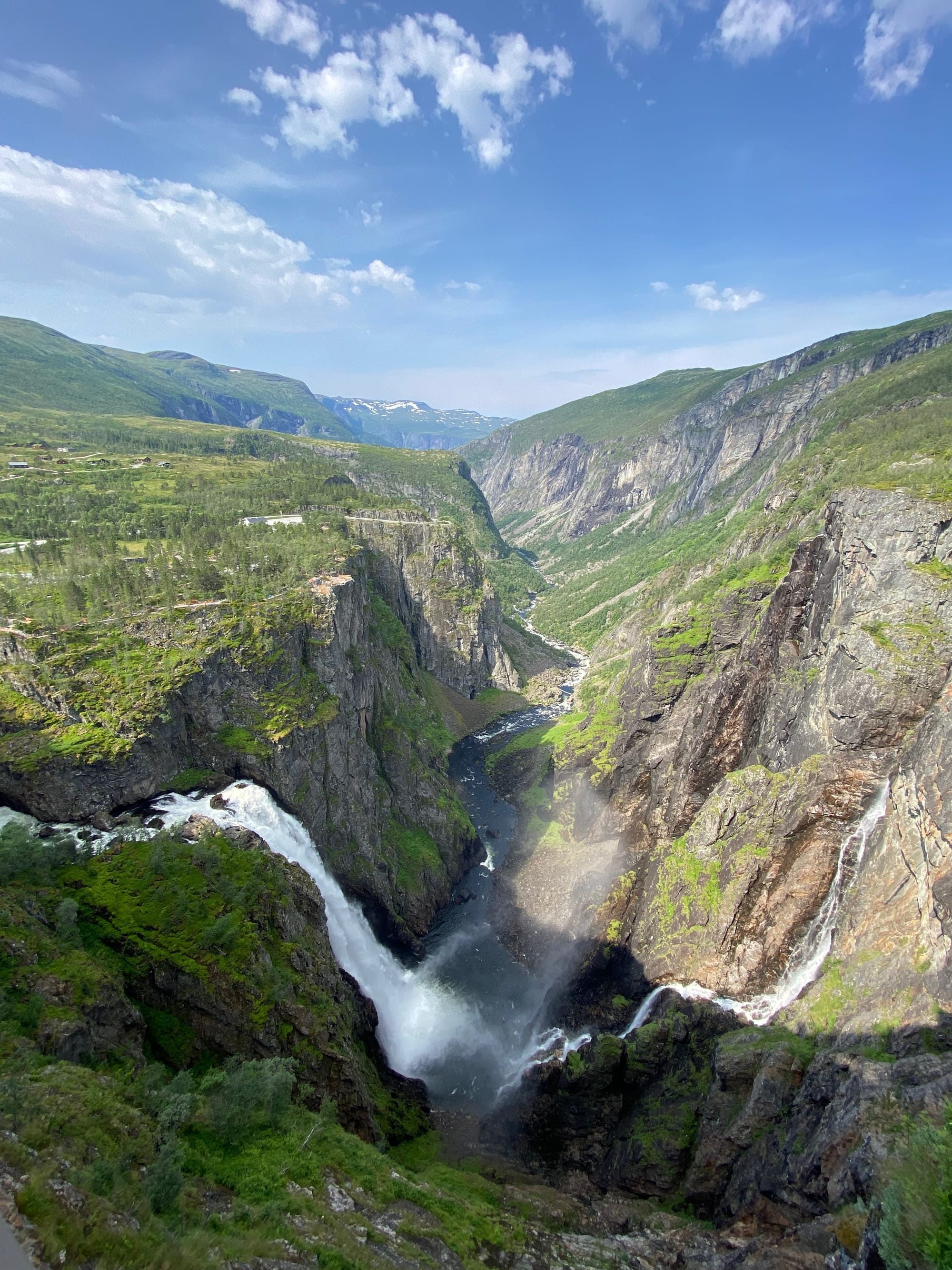 Camping en hotel dichtbij de Vøringfossen waterval