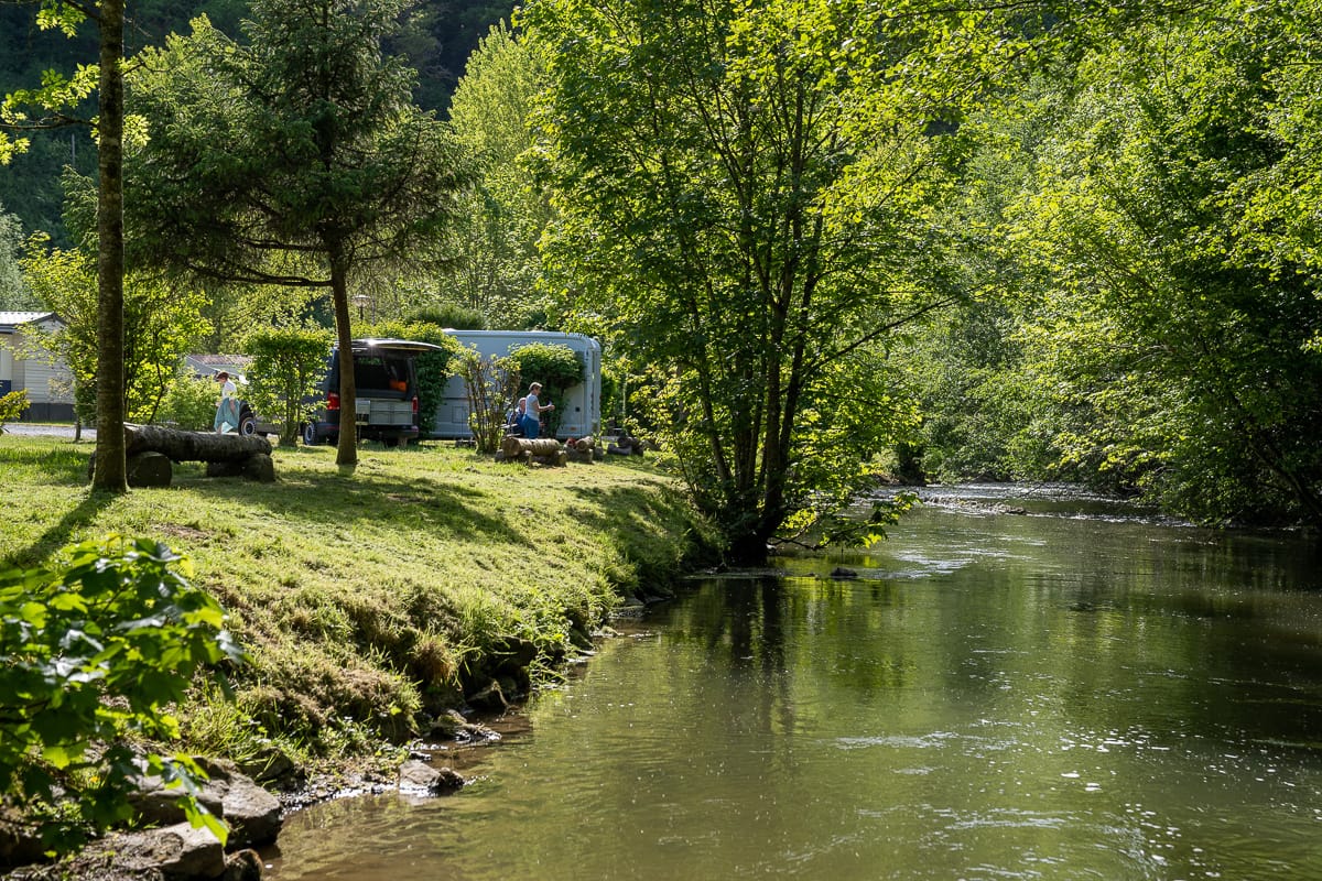 Groen overnachten op Domaine du Bocq in België